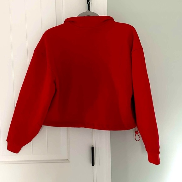 SET ACTIVE-HALF ZIP sweatshirt-Spicy red-XS-NWT - Picture 4 of 7